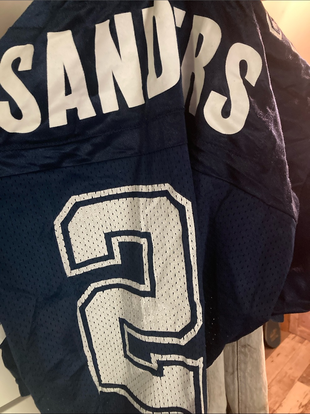 1996 Dallas Cowboys
Sanders #21 NFL jersey